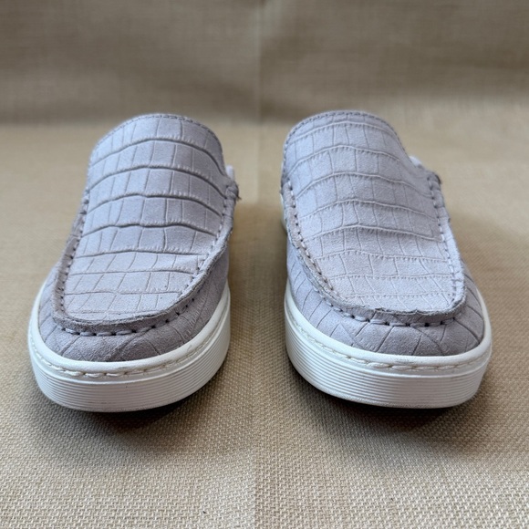 Sofft Cream/Egg Leather Slip On Mule Sneakers - Picture 2 of 11